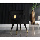  Color_Black/ Gold -- Meridian Fitzroy Dining Chair IMAGE 2