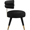  Color_Black/ Gold -- Meridian Fitzroy Dining Chair IMAGE 5