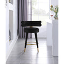  Color_Black/ Gold -- Meridian Fitzroy Counter Height Stool IMAGE 3