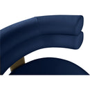  Color_Navy -- Fitzroy Navy Velvet Upholstered Counter Stool IMAGE 7