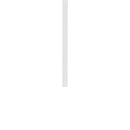  Meridian Modernist White Wood Veneer And Stainless Steel Base Mirror IMAGE 4
