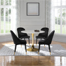  Color_Black/ Gold -- Meridian Belle Dining Chair IMAGE 2