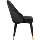  Color_Black/ Gold -- Meridian Belle Dining Chair IMAGE 4