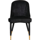  Color_Black/ Gold -- Meridian Belle Dining Chair IMAGE 5