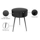  Color_Black -- Meridian Bali 1 Drawer Nightstand IMAGE 8
