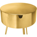  Color_Gold -- Bali Gold Iron Nightstand IMAGE 6