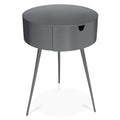  Color_Grey -- Bali Grey Iron Nightstand IMAGE 1
