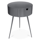  Color_Grey -- Bali Grey Iron Nightstand IMAGE 1