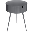 Meridian Bali 1-Drawer Nightstand 835Grey IMAGE 1
