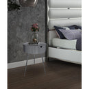  Color_Grey -- Bali Grey Iron Nightstand IMAGE 2