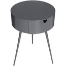 Color_Grey -- Bali Grey Iron Nightstand IMAGE 3