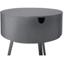  Color_Grey -- Bali Grey Iron Nightstand IMAGE 6