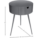  Color_Grey -- Bali Grey Iron Nightstand IMAGE 7