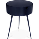  Color_Navy -- Bali Navy Iron Nightstand IMAGE 1