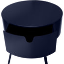  Color_Navy -- Bali Navy Iron Nightstand IMAGE 5