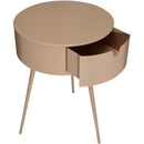  Color_Pink -- Bali Pink Iron Nightstand IMAGE 4
