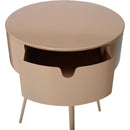  Color_Pink -- Bali Pink Iron Nightstand IMAGE 5