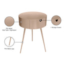  Color_Pink -- Bali Pink Iron Nightstand IMAGE 8