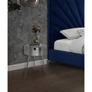  Color_Silver -- Bali Silver Iron Nightstand IMAGE 2