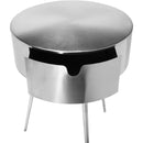  Color_Silver -- Bali Silver Iron Nightstand IMAGE 4