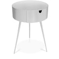  Color_White -- Bali White Iron Nightstand IMAGE 1