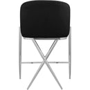  Color_Black/ Chrome -- Meridian Xavier Counter Height Stool IMAGE 3