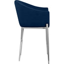  Color_Navy -- Xavier Navy Velvet Upholstered Counter Stool IMAGE 5