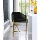  Color_Black/ Gold -- Meridian Xavier Counter Height Stool IMAGE 2