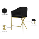  Color_Black/ Gold -- Meridian Xavier Counter Height Stool IMAGE 8