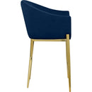 Color_Navy -- Xavier Navy Velvet Upholstered Counter Stool IMAGE 5