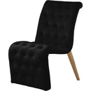  Color_Black/ Gold -- Meridian Curve Dining Chair IMAGE 1