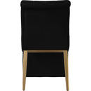  Color_Black/ Gold -- Meridian Curve Dining Chair IMAGE 3