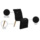  Color_Black/ Gold -- Meridian Curve Dining Chair IMAGE 8