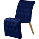 Meridian Curve Dining Chair 920Navy-C IMAGE 1