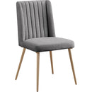  Color_Grey/ Brushed Gold -- Meridian Eleanor Dining Chair IMAGE 1