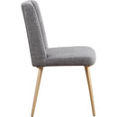  Color_Grey/ Brushed Gold -- Meridian Eleanor Dining Chair IMAGE 4