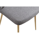  Color_Grey/ Brushed Gold -- Meridian Eleanor Dining Chair IMAGE 7