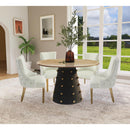  Meridian Raven 48" Black Iron Dining Table IMAGE 2