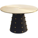  Meridian Raven 48" Black Iron Dining Table IMAGE 3