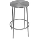 Meridian Tyson Counter Height Stool 949Silver IMAGE 1