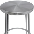  Color_Silver -- Tyson Silver Iron Counter Stool IMAGE 4