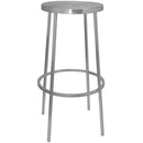  Color_Silver -- Meridian Tyson Pub Height Stool IMAGE 3