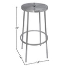  Color_Silver -- Meridian Tyson Pub Height Stool IMAGE 6