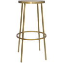  Color_Gold -- Tyson Gold Iron Bar Stool IMAGE 3