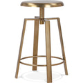  Color_Gold -- Meridian Lang Adjustable Height Stool IMAGE 1