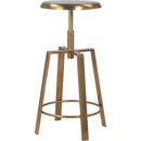  Color_Gold -- Meridian Lang Adjustable Height Stool IMAGE 4