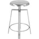  Color_Silver -- Lang Silver Iron Adjustable Bar / Counter Stool IMAGE 6