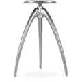  Color_Silver -- Clara Silver Aluminum Adjustable Bar / Counter Stool IMAGE 1