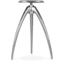  Color_Silver -- Clara Silver Aluminum Adjustable Bar / Counter Stool IMAGE 1