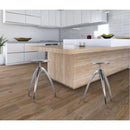  Color_Silver -- Clara Silver Aluminum Adjustable Bar / Counter Stool IMAGE 2